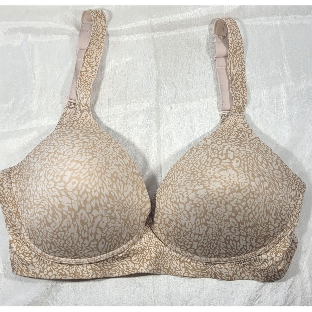 Bali Comfort Revolution Ultimate Wireless Support Bra #3462 - Animal Print -‎ XL